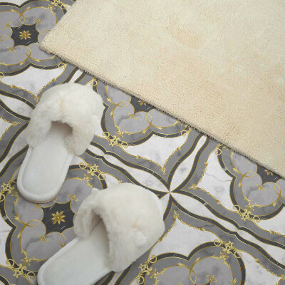 Vinyl tegels zelfklevend Klassiek patroon met verfijnde ornamenten