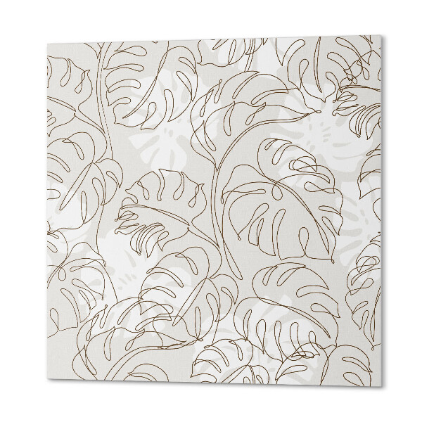 Pvc tegels Bladgeometrie in minimalistische stijl