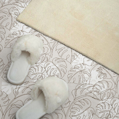 Pvc tegels Bladgeometrie in minimalistische stijl