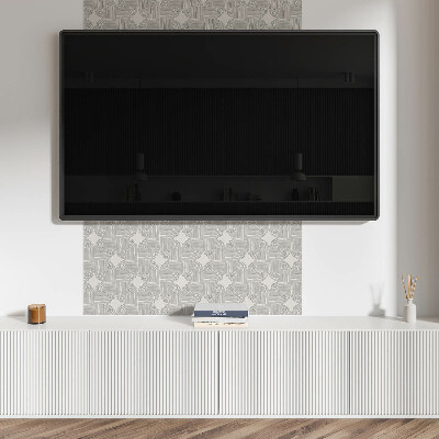 Pvc tegels Geometrisch patroon met dynamische lijnen