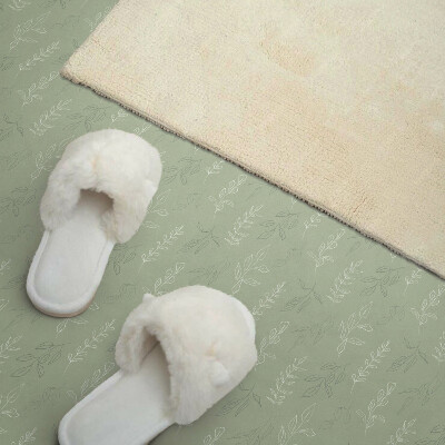 Pvc tegels Het bladpatroon in harmonie