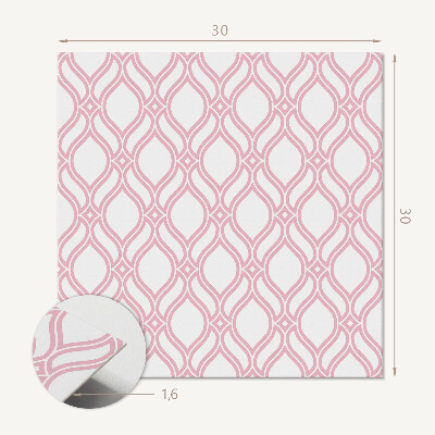 Vinyl tegels zelfklevend Elegant golvend patroon