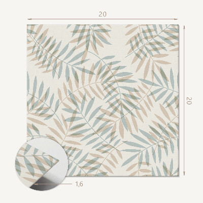 Pvc tegels Delicaat bladmotief