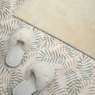 Pvc tegels Delicaat bladmotief