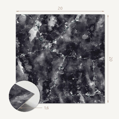 Pvc tegels Gestileerd marmerpatroon met expressieve aderen