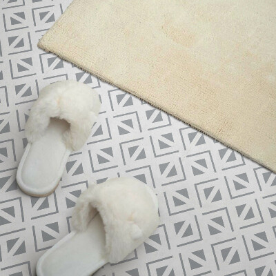 Vinyl tegels zelfklevend Geometrisch patroon in vierkanten