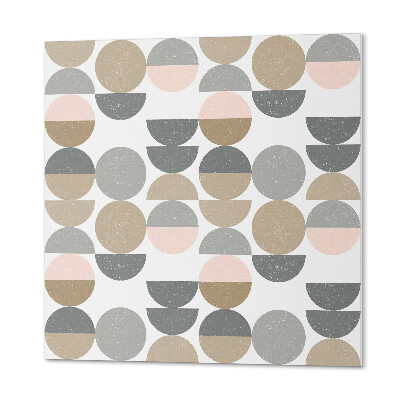 Zelfklevende vinyltegels Abstracte geometrie van cirkels en halve cirkels