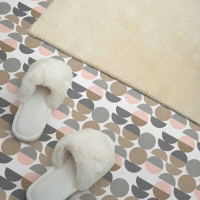 Zelfklevende vinyltegels Abstracte geometrie van cirkels en halve cirkels