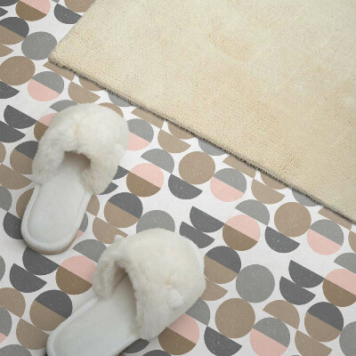 Zelfklevende vinyltegels Abstracte geometrie van cirkels en halve cirkels