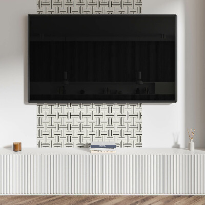 Vinyl tegels zelfklevend Geometrische vormen in een geblokt patroon