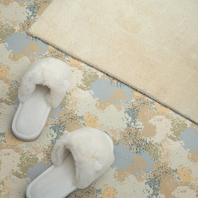 Zelfklevende vinyltegels Kleurrijke vlekken en organische vormen