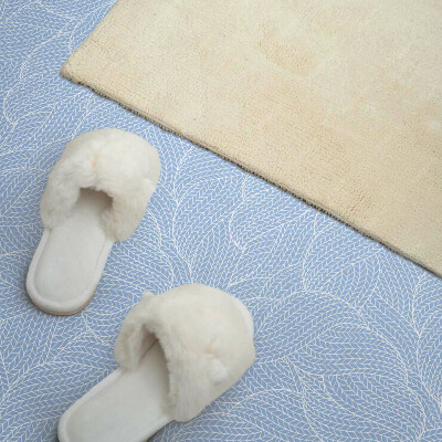 Zelfklevende vinyltegels Bladeren en golven