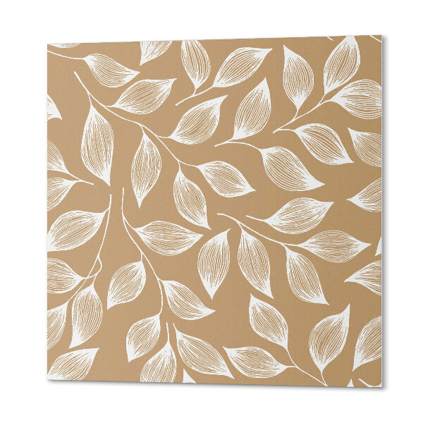 Vinyl tegels zelfklevend Bladpatroon in textuur