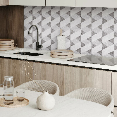 Pvc tegels Geometrische combinaties in contrasten