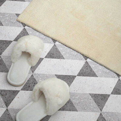 Pvc tegels Geometrische combinaties in contrasten