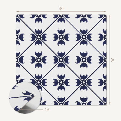 Vinyl tegels zelfklevend Elegant patroon met geometrische vormen