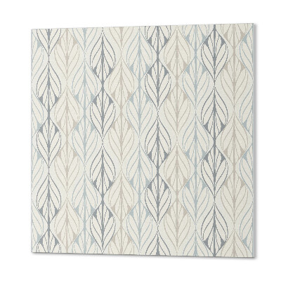 Zelfklevende vinyltegels Ruiten met een bladaccent