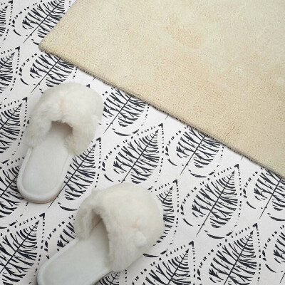 Vinyl tegels zelfklevend Ritmische bladmotieven