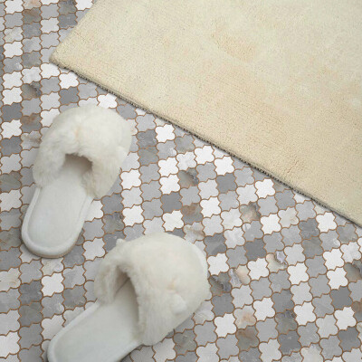 Zelfklevende vinyltegels Vormen in een mozaïek vol kleuren