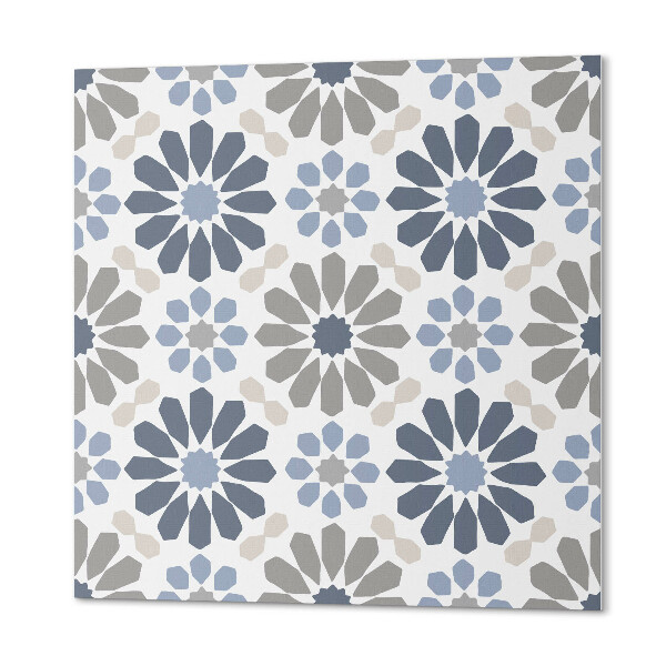 Vinyl tegels zelfklevend Symmetrisch bloemenmotief