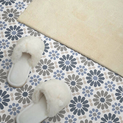 Vinyl tegels zelfklevend Symmetrisch bloemenmotief