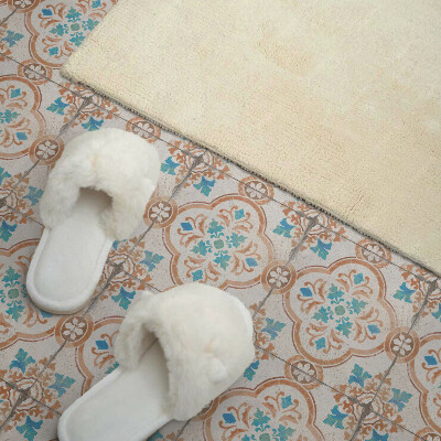 Zelfklevende vinyltegels Bloemendecoratie