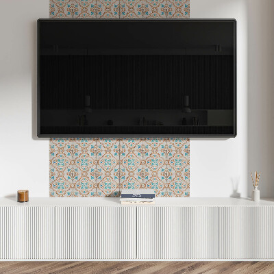 Zelfklevende vinyltegels Bloemendecoratie