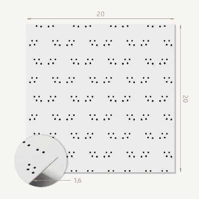 Zelfklevende vinyltegels Regelmatig stippenmotief