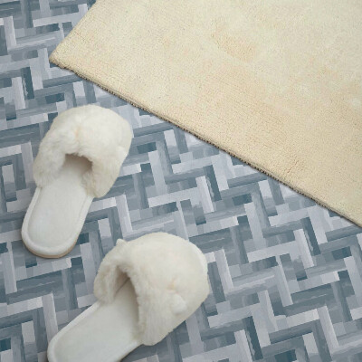 Zelfklevende vinyltegels Zigzag gestreept motief