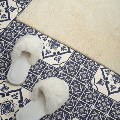 Pvc tegels Floristische inspiraties in een artistieke versie