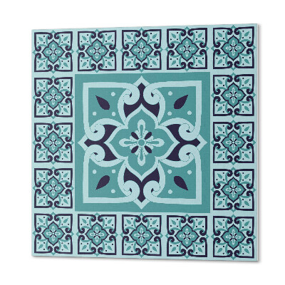 Vinyl tegels zelfklevend Bloemmotief in een artistieke benadering