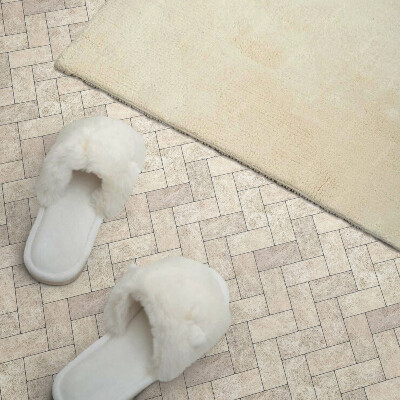 Zelfklevende vinyltegels Visgraatmotief in een elegante stijl