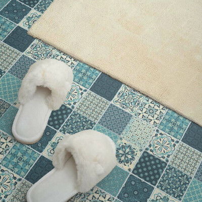 Pvc tegels Geometrie in mozaïekpatronen