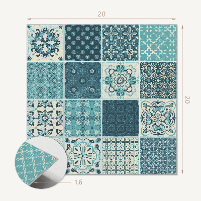 Pvc tegels Geometrie in mozaïekpatronen