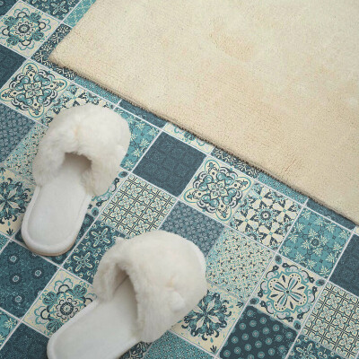 Pvc tegels Geometrie in mozaïekpatronen