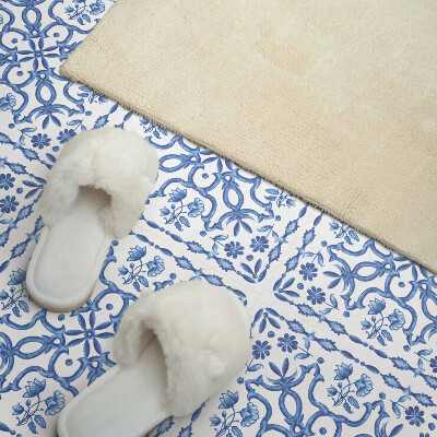 Vinyl tegels zelfklevend Planten artistiek patroon