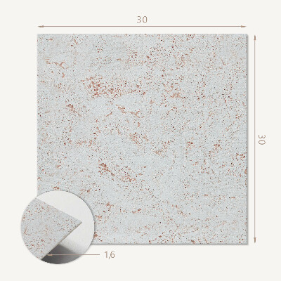 Zelfklevende vinyltegels Een steenmotief in een harmonieuze uitvoering