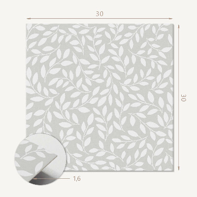 Vinyl tegels zelfklevend Bloemig bladmotief