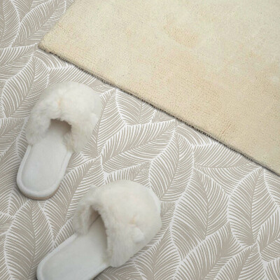 Zelfklevende vinyltegels Een bladmotief in een harmonieuze combinatie