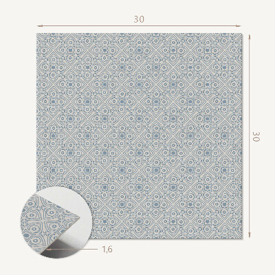 Vinyl tegels zelfklevend Een ruitmotief in een geometrische vorm