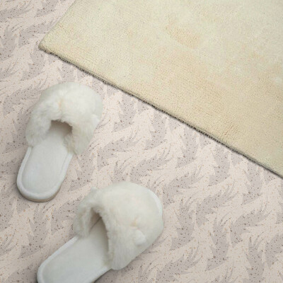 Pvc tegels Achtergrond met een bladpatroon