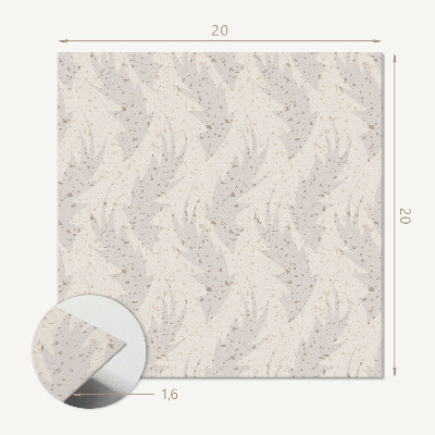 Pvc tegels Achtergrond met een bladpatroon