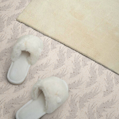 Pvc tegels Achtergrond met een bladpatroon