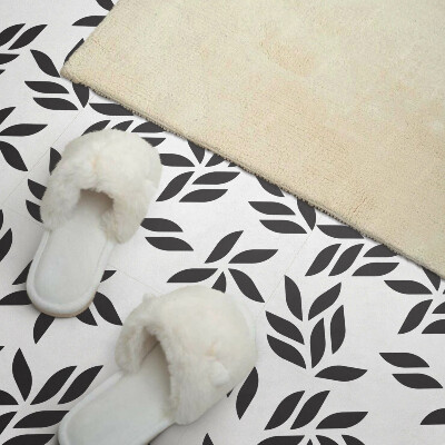 Pvc tegels Groen bladpatroon