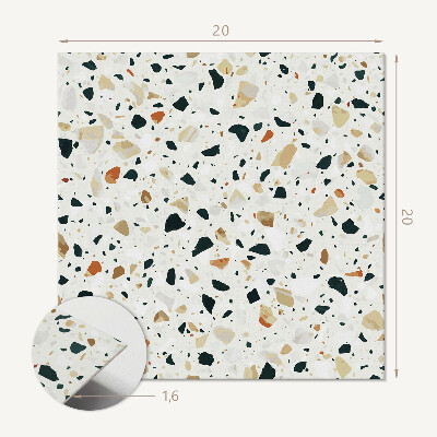 Vinyl tegels zelfklevend Steenmotief op de achtergrond