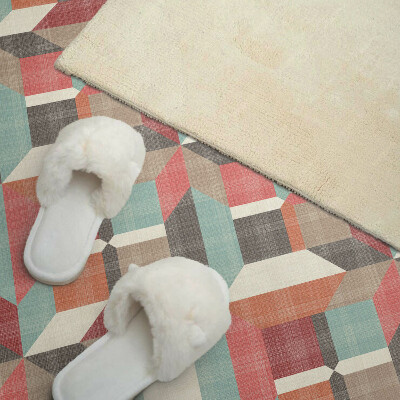 Vinyl tegels zelfklevend Dynamische geometrie in levendige kleuren