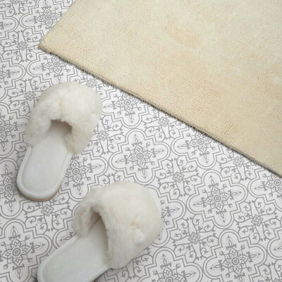 Pvc tegels Ornamenten in een bloemmotief