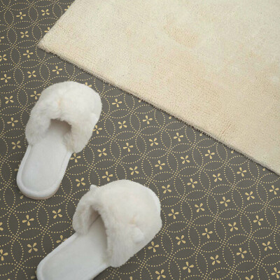 Zelfklevende vinyltegels Delicate bloemenaccenten