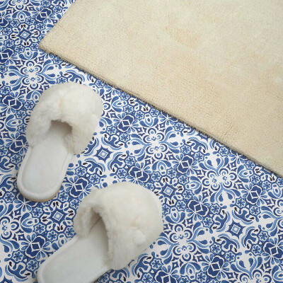 Zelfklevende vinyltegels Traditioneel bloemenpatroon