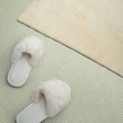 Pvc tegels Golven in een wervelend motief